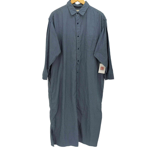 ビームスボーイ BEAMS BOY 21AW ハウンドトゥース プリント パジャマ シャツ ワンピース レディース JPN:1