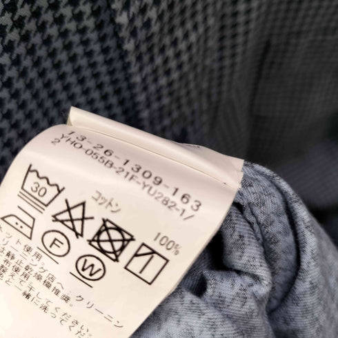 ビームスボーイ BEAMS BOY 21AW ハウンドトゥース プリント パジャマ シャツ ワンピース レディース JPN:1