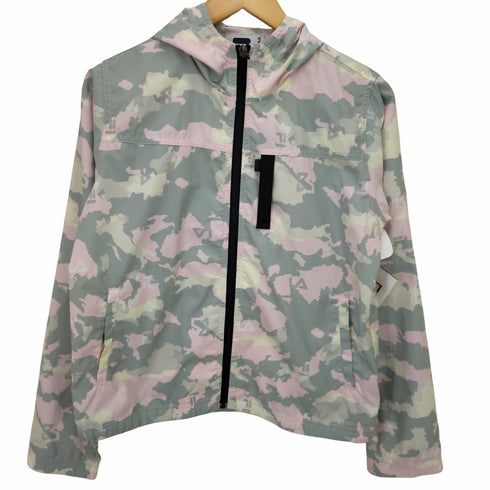 フィラ FILA 総柄プリントジップパーカー レディース M