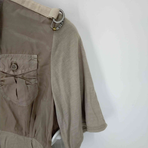 ディーゼル DIESEL ニットドッキングS/Sレーヨンシャツ Y2K レディース JPN:S