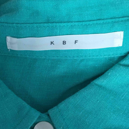 ケイビーエフ KBF リネン MIX ラウンド ヘム シャツ ワンピース レディース ONE SIZE