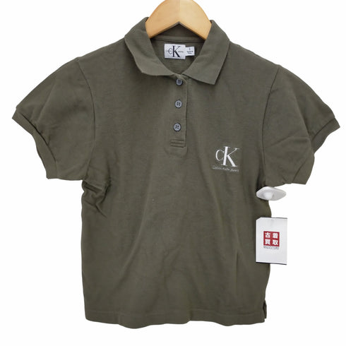 シーケーカルバンクライン ck Calvin Klein 鹿の子ポロシャツ レディース S