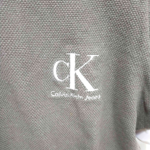 シーケーカルバンクライン ck Calvin Klein 鹿の子ポロシャツ レディース S