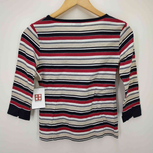 ジェイプレス J.PRESS マルチボーダーカットソー レディース M