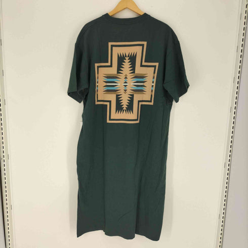 ペンドルトン PENDLETON ネイティブ柄 バックプリント ロゴ刺繍 S/S ワンピース レディース FREE
