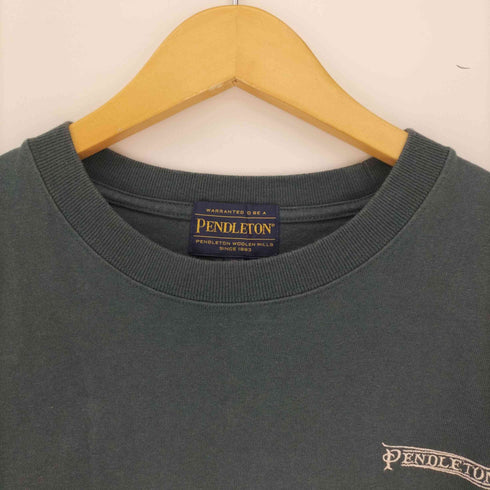 ペンドルトン PENDLETON ネイティブ柄 バックプリント ロゴ刺繍 S/S ワンピース レディース FREE