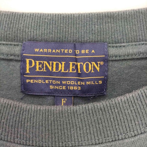 ペンドルトン PENDLETON ネイティブ柄 バックプリント ロゴ刺繍 S/S ワンピース レディース FREE