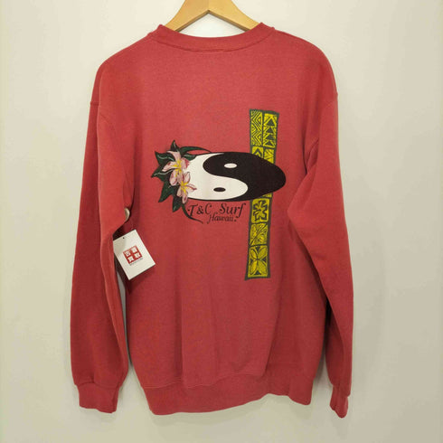 タウンアンドカントリー T&Csurf designs 80~90s USA製 両面プリントヴィンテージスウェット 綿ポM メンズ import:M