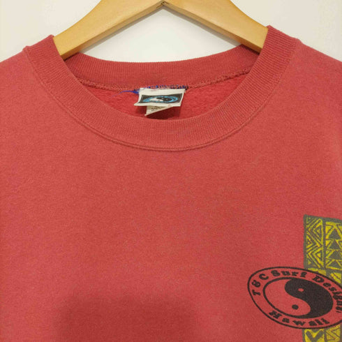 タウンアンドカントリー T&Csurf designs 80~90s USA製 両面プリントヴィンテージスウェット 綿ポM メンズ import:M