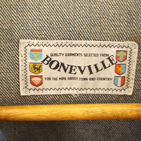ボンネビル boneville ダブルデニムジャケット メンズ
