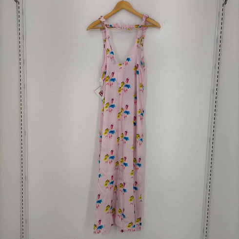 ガニー Ganni Silk Midi Strap Dress シルク ストレッチ キャミワンピース レディース 34