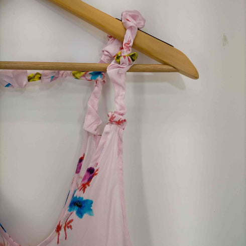 ガニー Ganni Silk Midi Strap Dress シルク ストレッチ キャミワンピース レディース 34