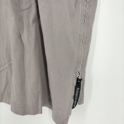 アメリカーナ Americana ロゴ プリント クルーネック S/S ワンピース レディース