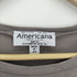 アメリカーナ Americana ロゴ プリント クルーネック S/S ワンピース レディース