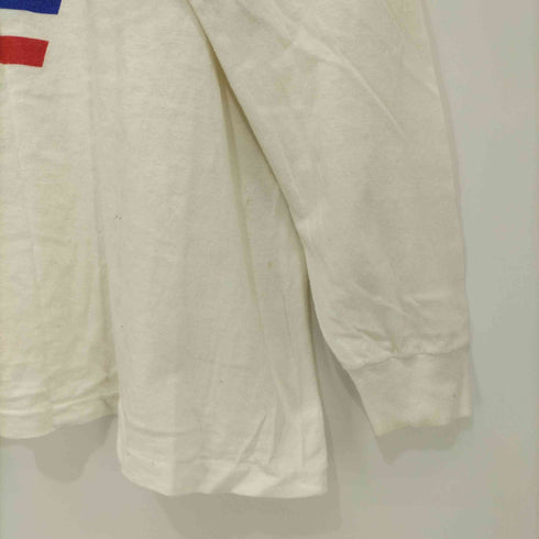 プーマ PUMA 80s-90s USA製 シングルステッチ チームロゴロングスリーブTシャツ メンズ import:L
