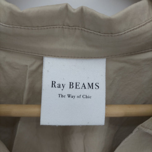 レイビームス Ray BEAMS 18AW スキッパーコクーンシャツワンピース レディース FREE