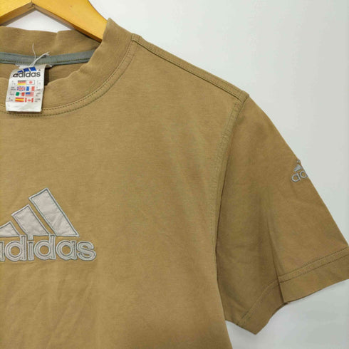 アディダス adidas 00s 万国旗タグ パフォーマンスロゴモックネックTシャツ メンズ import:XL