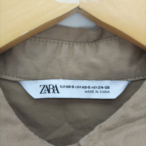 ザラ ZARA シャツワンピース レディース XS-S