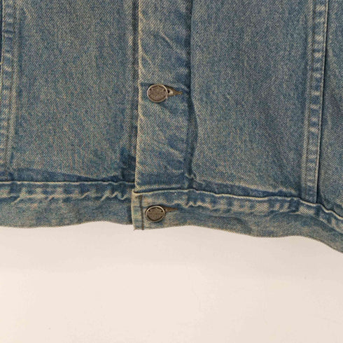 ハーレーダヴィットソン HARLEY DAVIDSON MADE IN USA バック星条旗プリント デニムベスト メンズ 2XL