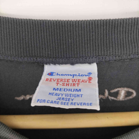 チャンピオン Champion REVERSE WEAVE T-SHIRT スプリクトロゴ 刺繍 S/S Tシャツ メンズ import:M