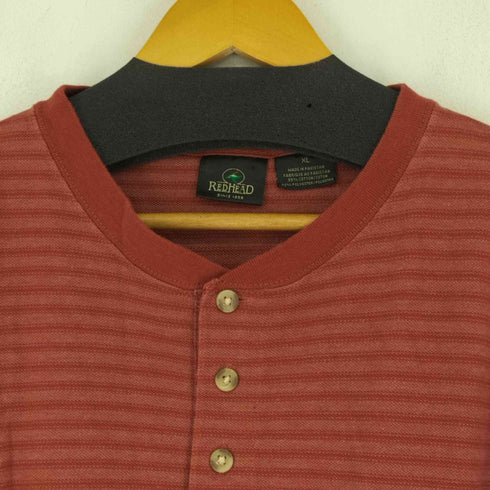 レッドヘッド redhead 90S ヘンリーネック ボーダーS/Sカットソー メンズ JPN:XL