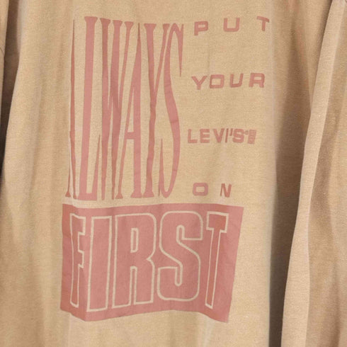 リーバイス Levis 90-00s ロゴプリント クルーネックスウェット メンズ JPN:L