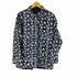 ザラ ZARA スパンコール スナップボタンシャツ レディース M