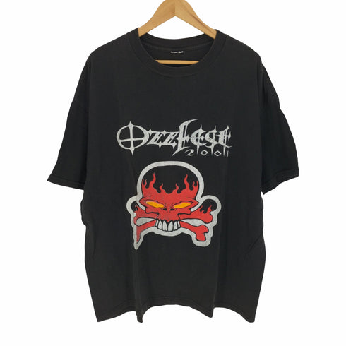 00S バンド 2001 フェス プリント Tシャツ メンズ
