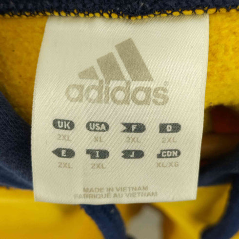 アディダス adidas ツートン ラグランプルオーバーパーカー メンズ JPN:XL