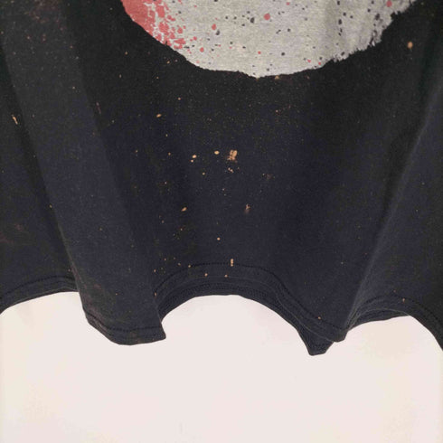 GILDANボディ ブリーチ加工 バンド プリント S/S Tシャツ メンズ 2XL