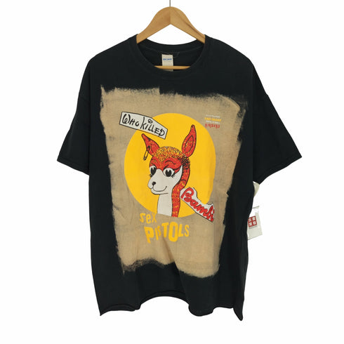 00S GILDAN ボディ バンド プリント S/S Tシャツ メンズ import:XL
