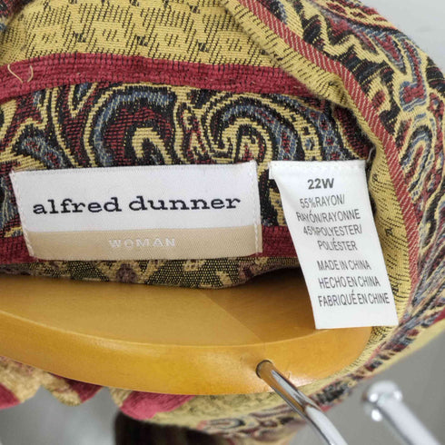 アルフレッドダナー ALFRED DUNNER 00S ゴブラン織り レーヨンジャケット レディース