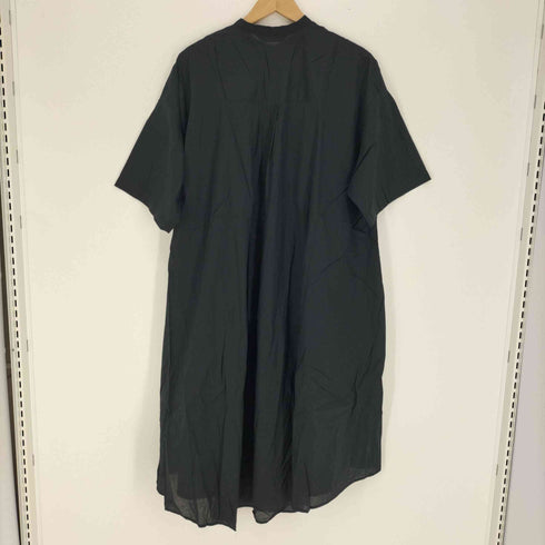 ミズイロインド mizuiro ind スタンドカラー S/S シャツワンピース レディース