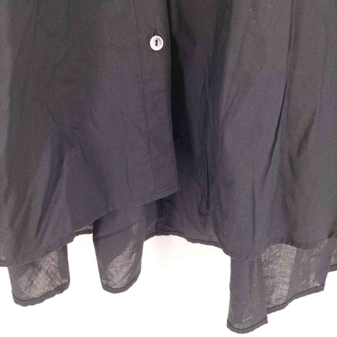 ミズイロインド mizuiro ind スタンドカラー S/S シャツワンピース レディース