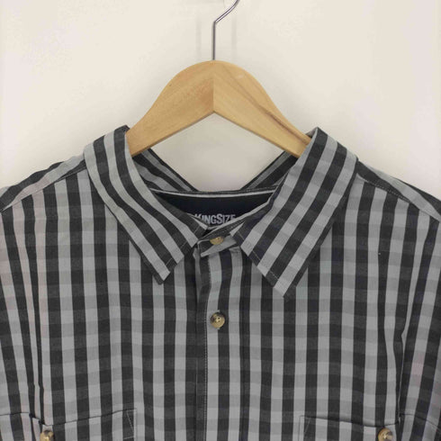 キングサイズ KINGSIZE ビッグサイズ チェック S/S シャツ メンズ 2XL TALL