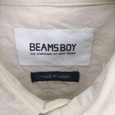 ビームスボーイ BEAMS BOY ジャガード S/S シャツワンピース レディース