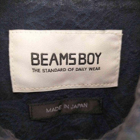 ビームスボーイ BEAMS BOY ジャガード S/S シャツワンピース レディース