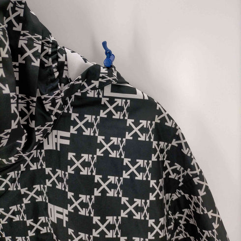 オフホワイト OFF-WHITE All-Over Logo Printed Zipped Windbreaker オールオーバー ロゴ プリント ジップ ウインドブレーカー メンズ JPN:L