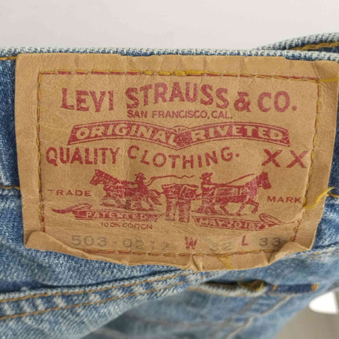リーバイス Levis 90S 91年製 503 フィリピン製 デニムパンツ ボタン裏359 メンズ 32×33