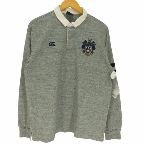カンタベリー CANTERBURY エンブレム 刺繍 L/S ラガーシャツ メンズ JPN:XL