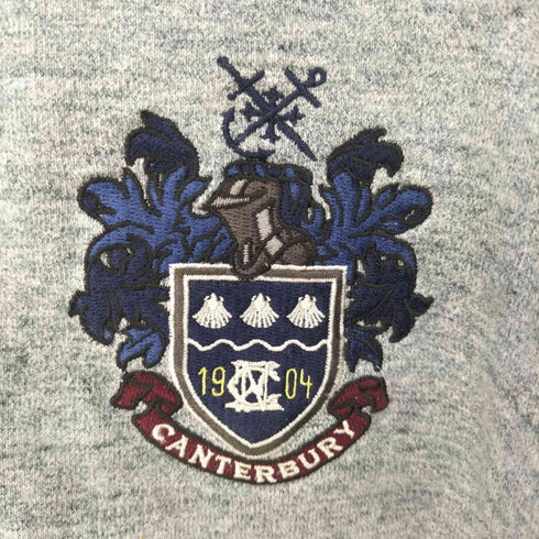カンタベリー CANTERBURY エンブレム 刺繍 L/S ラガーシャツ メンズ JPN:XL
