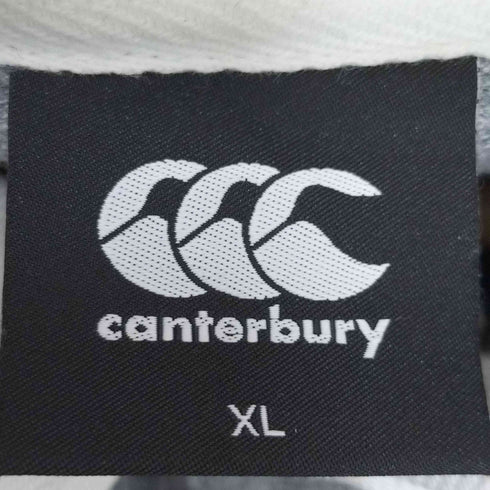 カンタベリー CANTERBURY エンブレム 刺繍 L/S ラガーシャツ メンズ JPN:XL