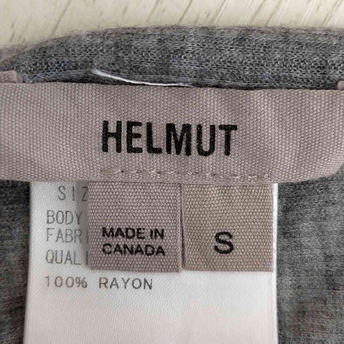 ヘルムート HELMUT カナダ製 ボタンレス カーディガン レディース import:S
