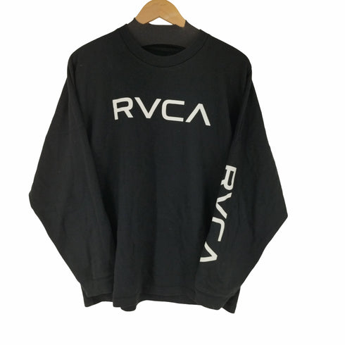ルーカ RVCA ロゴプリント クルーネックL/Sカットソー メンズ JPN:S