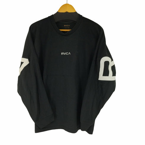 ルーカ RVCA ロゴプリント クルーネックL/Sカットソー メンズ JPN:S