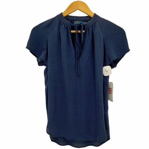 ポロラルフローレン POLO RALPH LAUREN シルク100 タイブラウス レディース SP