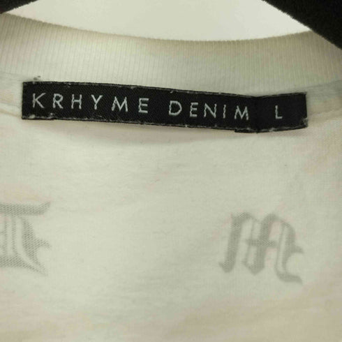 クライムデニム KRHYME DENIM フォトプリント クルーネックS/Sカットソー メンズ JPN:L