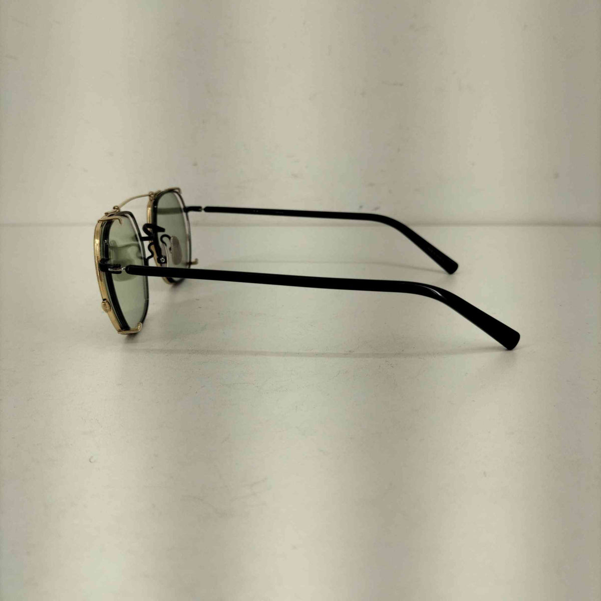 カネコメガネ 金子眼鏡 KV-172 IPBK 跳ね上げ式 サングラス メンズ 49 ...