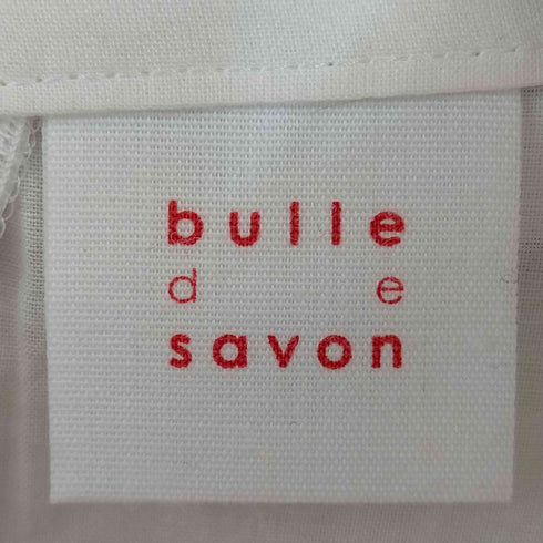 bulle de savon バイカラー 丸襟 長袖シャツ レディース FREE