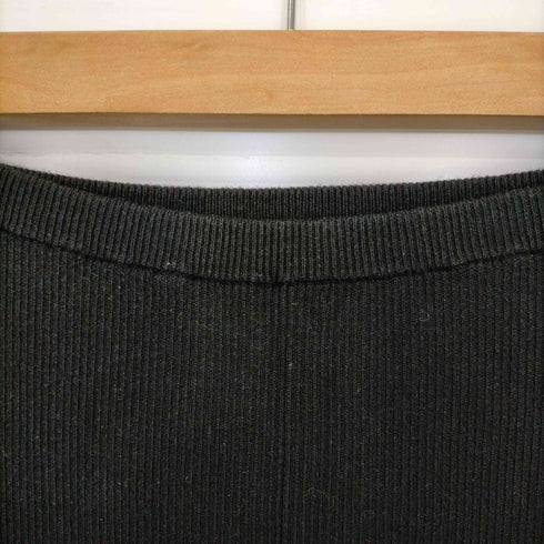 スナイデル snidel スリット ストレートリブニットパンツ レディース 0
